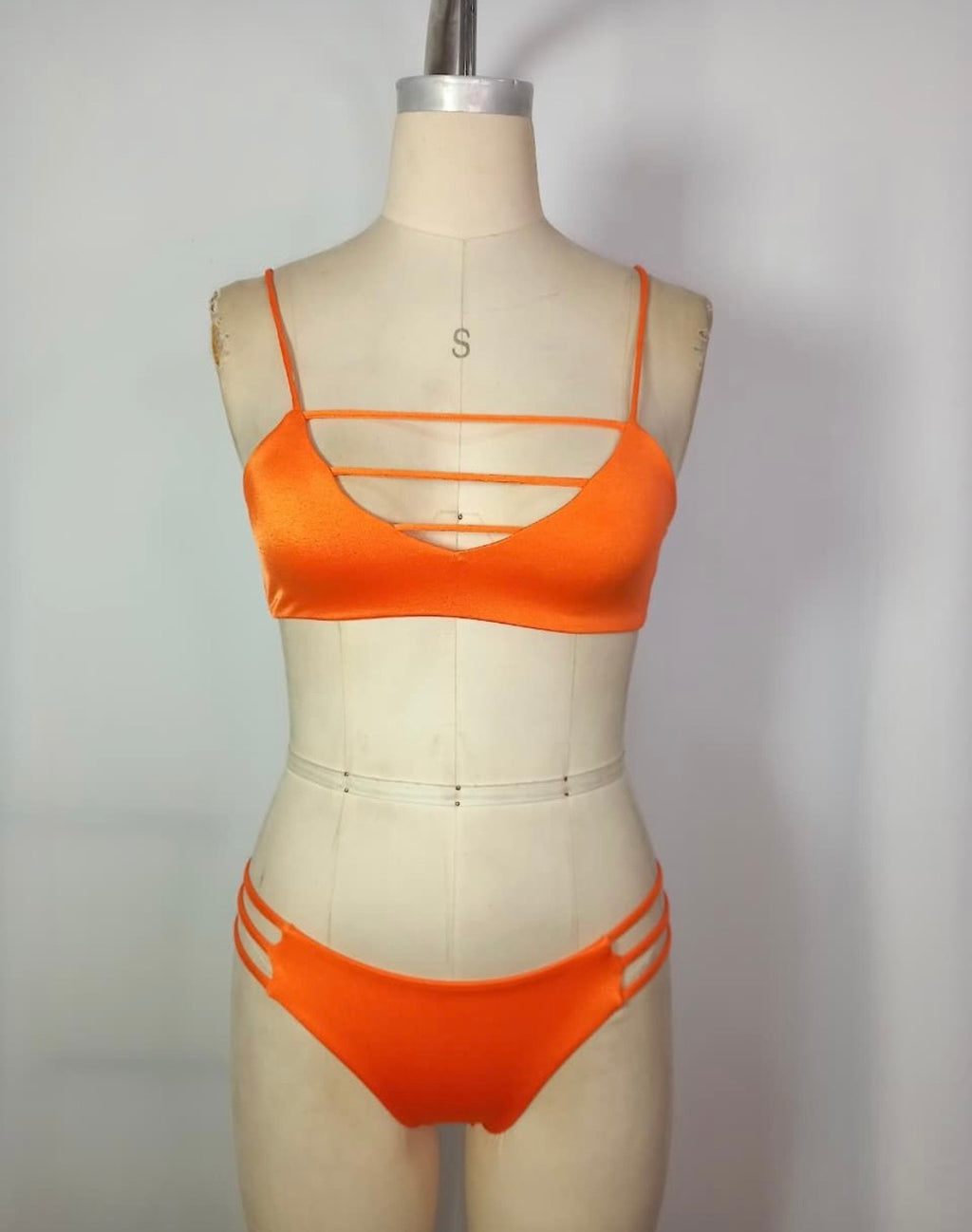 Golden Hour high cut bikini set Coconut Club Swimwear